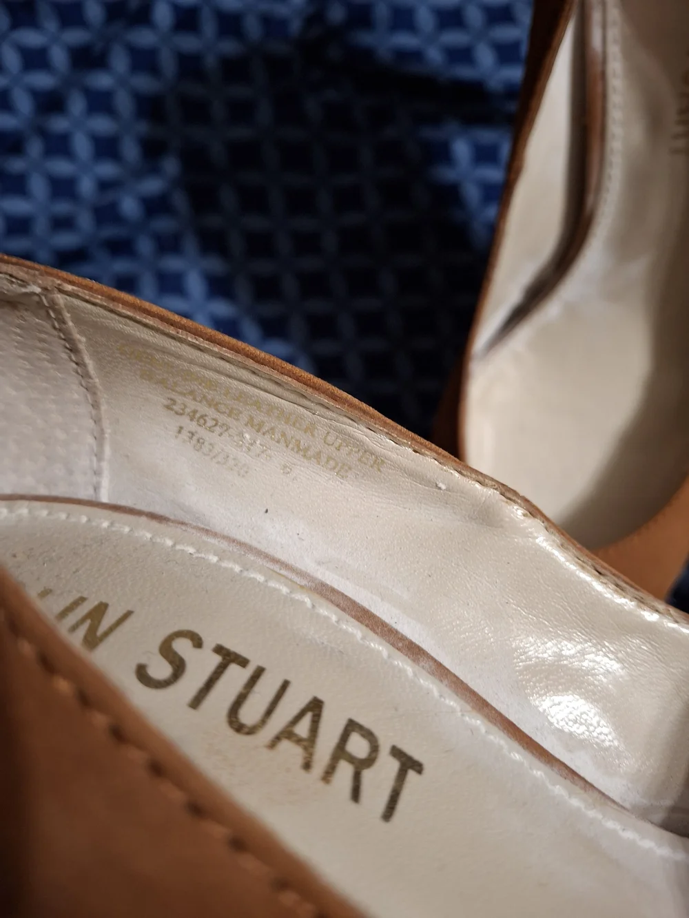 Colin Stuart Cognac Brown Pointed Toe Suede High Heel Pumps